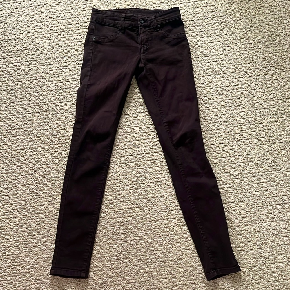 Chocolate Brown Skinny Jeans